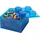 NHG Aufbewahrungsstein 4 Noppen 1-tlg. Blau/Transparent