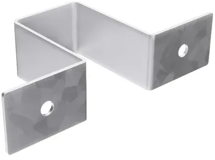 MR-Shop Wandschelle für Doppelstabmattenzaun Feuerverzinkt