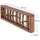 DESIGN DELIGHTS Wandgarderobe, Natur, Holz, Echtholz,Recyclingholz, Vintage, 80x22x12 cm, Garderobe, Garderobenleisten | Garderobenhaken