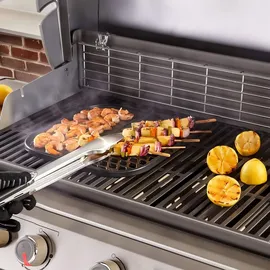 Wiltec Grillrost 30 x 44,5 cm Gusseisen matt emailliert