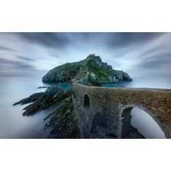 Fototapete PAPERMOON "JESUS M GARCIA, SPIELE VON THRONES - DRAGONSTONE ISLAND SAN JUAN DE G", bunt, B:2,50m L:1,86m, Vlies, Tapeten