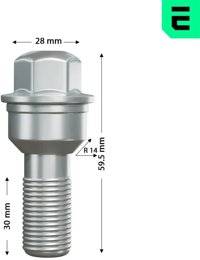 OPTIMAL Radschraube opuwb1001420 Vorderachse für VW