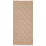 GUESS Ruma Jacquard Scarf White Logo