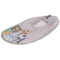 Slipstop Kinder Hausschuhe Badeschuhe SAY CHEESE Tiere beige, Größe:24/26