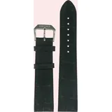 Certina - Leder Ds Caimano Gent Lederband Schwarz 21/18mm, Xl C600015908 - alligator-prägung,kalb,schwarz