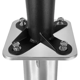 fivmen Bodenhülse Metall Silber