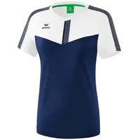 Erima Squad T-Shirt Damen - weiß/navy - 40