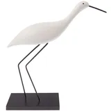 Rico Design Deko Aufsteller Strandläufer, Weiß, Polyresin, 23 x 5,5 x 25