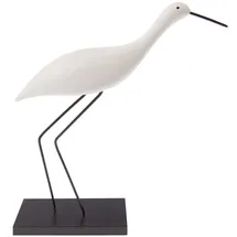 Rico Design Deko Aufsteller Strandläufer, Weiß, Polyresin, 23 x 5,5 x 25