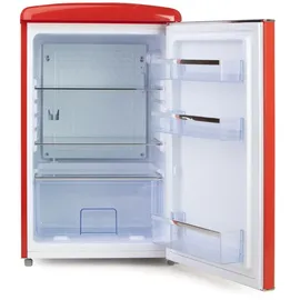 DOMO collection DO91703R Retro-Kühlschrank (120 l, 892 mm hoch, Rot)