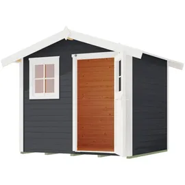 Weka Gartenhaus 123 2,41 x 2,05 m anthrazit