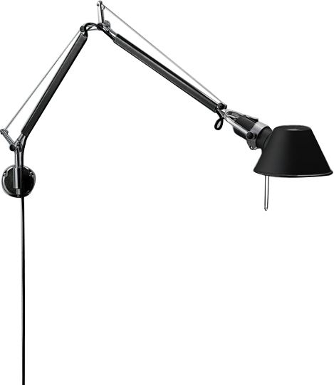 Artemide - Tolomeo Parete Wandleuchte Schwarz