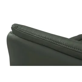 Hukla Relaxsessel Pascal Leder 83 x 105 x 90 cm Grün drehbar