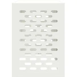 vidaXL Klimaanlagenabdeckung Weiß 100 x 50 x 70 cm Stahl
