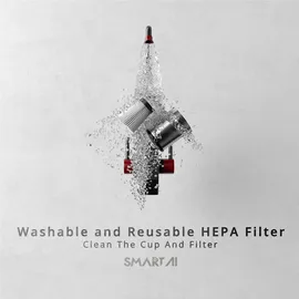 SMARTAI H5 Handstaubsauger blau