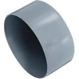 QUARKZMAN 2 Stück Gummikappen 80 mm Gummi Endkappe Rund Schutzkappen Pfostenkappe Abdeckkappen Zaunpfosten Endspitze Kappen für Rohr Gartenstühle Tischbeine Möbelfüße Gleiter, Grau