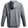 Under Armour Essential Fleece Kapuzenjacke Herren 012 pitch gray medium heather/white S