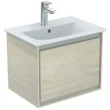 Ideal Standard Connect Air Waschtischunterschrank E0817UK 50x40x36cm, 1 Auszug, Pinie hell Dekor/braun matt