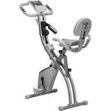 Homcom Heimtrainer mit LCD Display grau/rot