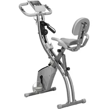 Homcom Heimtrainer mit LCD Display grau/rot