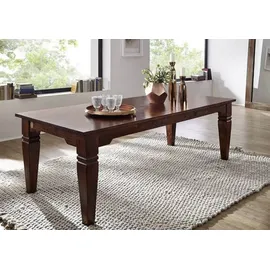 MASSIVMOEBEL24.DE Oxford 200 x 76 x 100 cm nougat lackiert