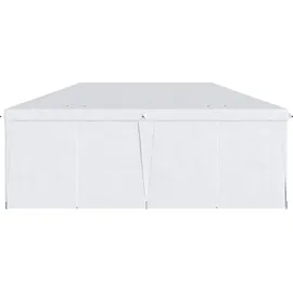 Outsunny Faltpavillon 6 x 3 m inkl. 4 Seitenteile Weiß