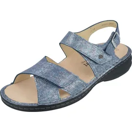 Finn Comfort Damen Sandale, blau(jeans), Gr. 36 - Blau - 36