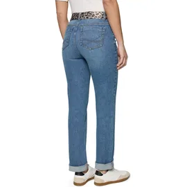 Zero Jeans mit Leo-Gürtel Style Orlando 28 Inch in Middle Blue Denim | Gr.: 36