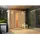 Karibu Variado inkl. 9 kW Ofen + ext. Steuerung + Dachkranz