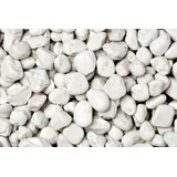 Bellamoli Granulati Kies Bianco Verona 7 - 15 mm 25 kg Weiß