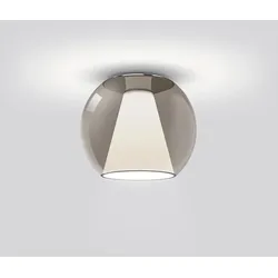 serien lighting Draft M Deckenleuchte warmweiß (3000 K) | Glasschirm braun