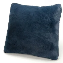 Kissen Luxe blau 50x50 - Quadrat Polyester Amadeus 50x9 cm
