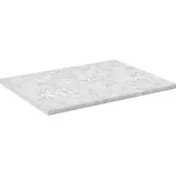 Vicco Küchenarbeitsplatte R-Line Marmor Weiß 80 cm