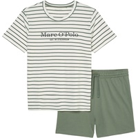 Marc O'Polo Shorty »MIX-N-MATCH«, in softer Jersey-Qualität, Gr. M, green-white, , 23067445-M