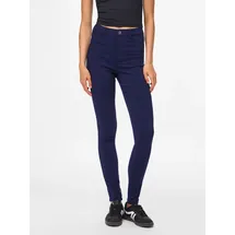 Pieces Jeggings Regular Maritime Blau XL