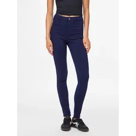 Pieces Jeggings Regular Maritime Blau XL