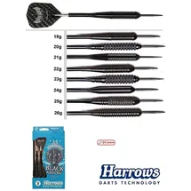 HARROWS Black Arrow Steeldarts schwarz schwarz 22 Gramm 22g