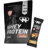 1kg Mammut Whey Protein Eiweißshake - Set inkl. Protein Shaker, Riegel, Powderbank oder Tasse (Cookies, Mammut Protein Bar - Salty Peanut)