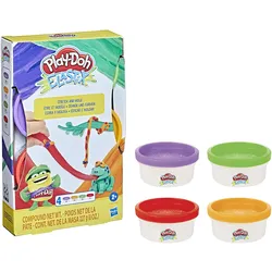 Hasbro - Play-Doh - Elastix Spielknete (4er Pack)