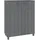 vidaXL HAMAR 85 x 108 x 40 cm dunkelgrau / grau