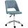 Vinsetto Bürostuhl Samt Polyester Blau