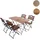 Mendler Bistroset 3-tlg. Braun