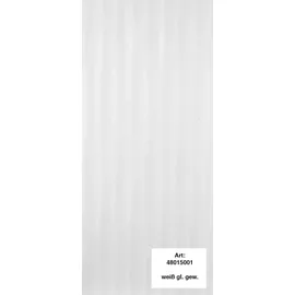 Alfer Design-Platte 1000 x 600 mm PVC (Kunststoff) gewellt, weiss glänzend