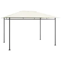 VidaXL Pavillon 384x281x270 cm Creme 180 g/m2