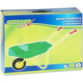 The Toy Company Outdoor Active Metall Schubkarre gelb/grün