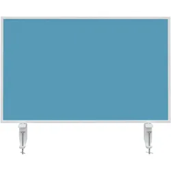 Magnetoplan Tischtrennwand VarioPin - 80x50cm - doppelseitig - 1 Seite Whiteboard-Oberfläche - 1 Seite Filz-Oberfläche