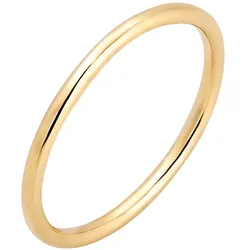 Elli PREMIUM Bandring Ehering Trauring Hochzeit 585er Gelbgold Ringe   Damen 