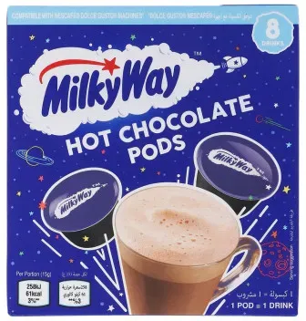 Heiße Schokolade Kapseln kompatibel mit NESCAFÉ® Dolce Gusto® Milky Way, 8 Stk.