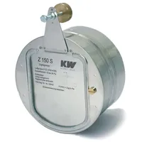 kw kutzner + weber Zugbegrenzer Z(UK)150S Ø 150 mm Silber