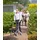 TRUST CARE Outdoor Rollator Let's Go Out faltbar beige/silber
